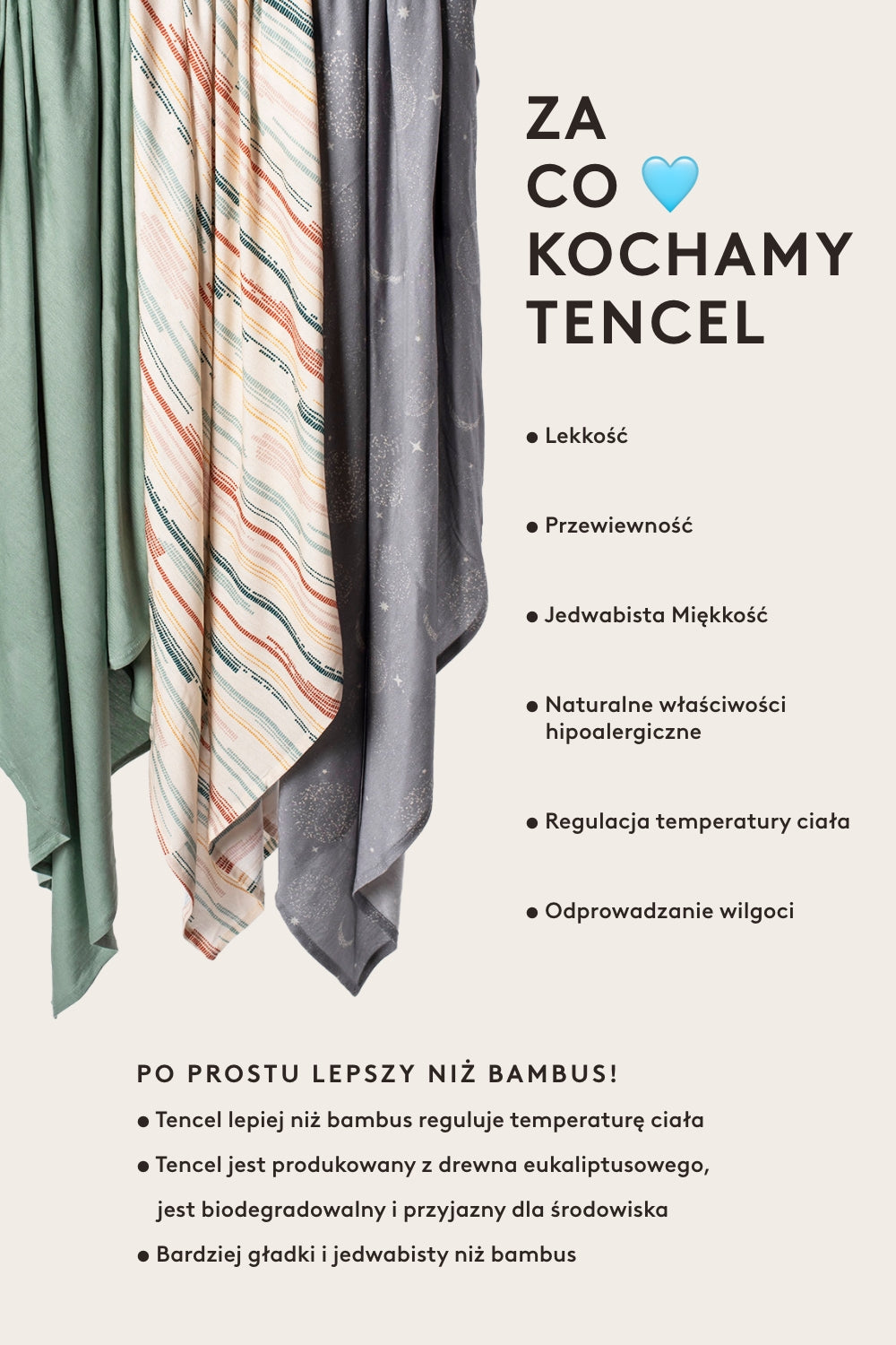 Cechy tkaniny Tencel